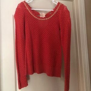 🔥Free People Scallop Hem Beaded Sweater